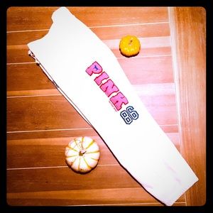 PINK by Victoria Secret Cropped Joggers | White XS